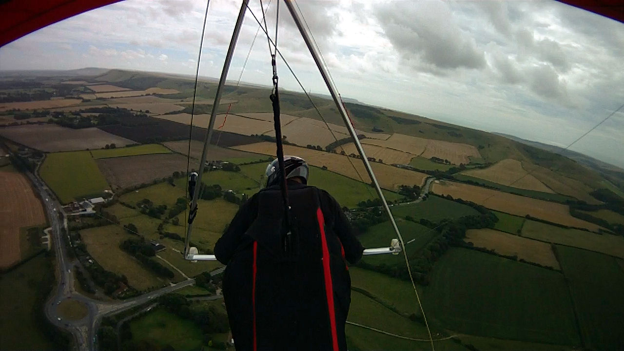 Airborne Above Caburn