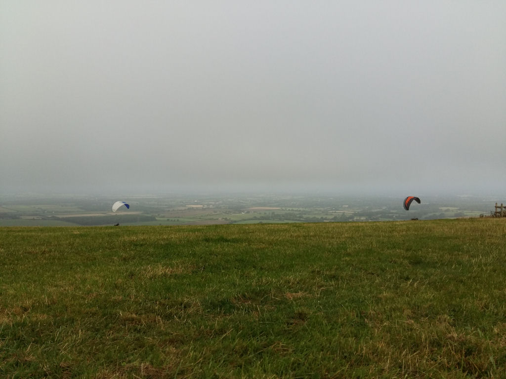 Paragliders Take to the Air