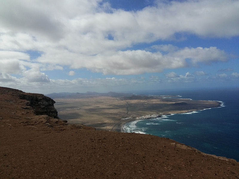 View from the Famara Cliffs