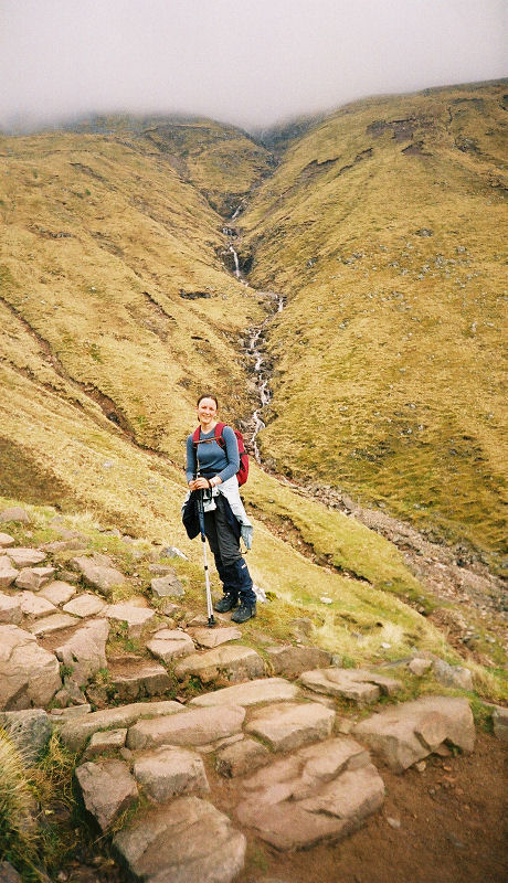 Cara Ascending Ben Nevis